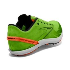 BROOKS Unisex Draft XC Spike - Green Grecko/Red Orange/White- Regular (D) -Optimal Shoe Store 100039 308 H Draft XC