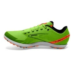 BROOKS Unisex Draft XC Spike - Green Grecko/Red Orange/White- Regular (D) -Optimal Shoe Store 100039 308 M Draft XC