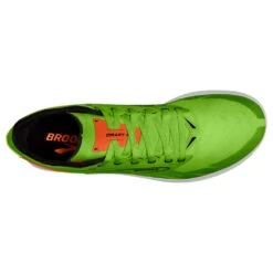 BROOKS Unisex Draft XC Spike - Green Grecko/Red Orange/White- Regular (D) -Optimal Shoe Store 100039 308 O Draft XC