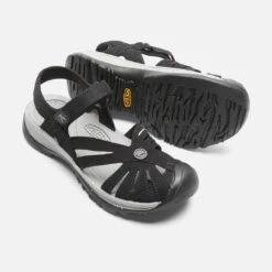 Women's Keen Rose Sandal - Black/Neutral Gray - Regular (B) -Optimal Shoe Store 1008783 top2