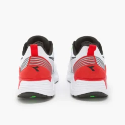 Diadora Men's Vigore 2 Running Shoe - White/Black/Firey Red - Regular (D) -Optimal Shoe Store 101.179081 C6714 20 HR