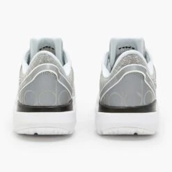 Diadora Women's Mythos BlushieldVolo 3 Glam Running Shoe - Silver DD/White - Regular (B) -Optimal Shoe Store 101.179086 C1379 20 HR