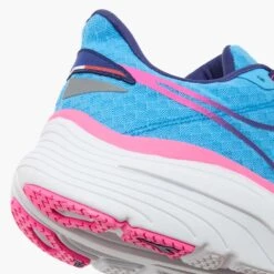 Diadora Women's Nucleo Running Shoe - Bonnie Blue/Pink Fluo - Regular (B) -Optimal Shoe Store 101.179095 D0254 25 HR