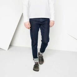 Birkenstock Women's Boston SFB Oiled Leather - Iron - Regular -Optimal Shoe Store 1013255 f look m