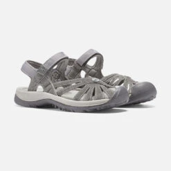 Keen Women's Rose Sandal - Gargoyle/Raven- Regular (B) -Optimal Shoe Store 1016733 PLA PDP