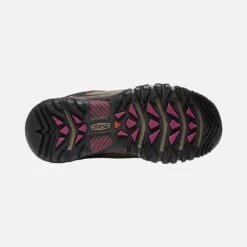 Keen Women's Targhee III Waterproof Hiking Shoe - Weiss/Boysenberry- Regular (B) -Optimal Shoe Store 1018177 OS PDP