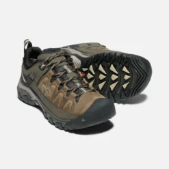Keen Men's Targhee III Waterproof Hiking Shoe - Bungee Cord/Black - Wide (2E) -Optimal Shoe Store 1018597 PPS PDP