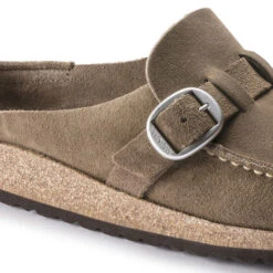 Birkenstock Women's Buckley Suede - Grey Taupe- Medium/Narrow -Optimal Shoe Store 1019490 detail 1 1