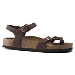 Birkenstock Women's Taormina Habana Oiled Leather- Regular/Wide 6 Birkenstock Women's Taormina Habana Oiled Leather- Regular/Wide -Optimal Shoe Store 1020010 side