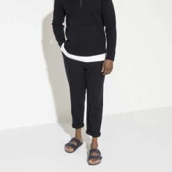 Birkenstock Arizona Suede Soft Footbed -Midnight- Medium/Narrow 8 Birkenstock Arizona Suede Soft Footbed -Midnight- Medium/Narrow -Optimal Shoe Store 1020716 f look m