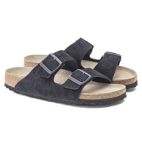 Birkenstock Arizona Suede Soft Footbed -Midnight- Medium/Narrow 4 Birkenstock Arizona Suede Soft Footbed -Midnight- Medium/Narrow - Image 4