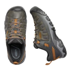 Keen Men's Targhee Vent Trail Shoe - Raven/Bronze Brown - Regular (D) -Optimal Shoe Store 1020743 PLD large