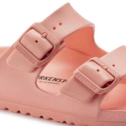 Birkenstock Arizona EVA Sandal - Coral Peach- Medium/Narrow -Optimal Shoe Store 1022367 detail 1
