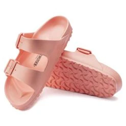 Birkenstock Arizona EVA Sandal - Coral Peach- Medium/Narrow -Optimal Shoe Store 1022367 sole