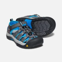 Keen Little Kids' Newport H2 Sandal - Magnet/Brilliant Blue -Optimal Shoe Store 1022825 PPS PDP 1