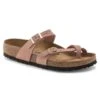 Birkenstock Women's Mayari NuBuck Soft Footbed - Old Rose- Regular/Wide