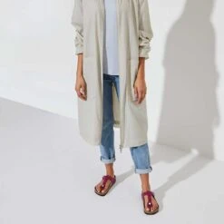 Birkenstock Women's Gizeh Braid Sandal- Festival Fuchsia- Regular/Wide -Optimal Shoe Store 1023991 f look f