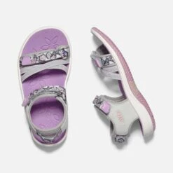 Keen Little Kids' Verano Sandal - Vapor/African Violet -Optimal Shoe Store 1024823 PLD PDP 1