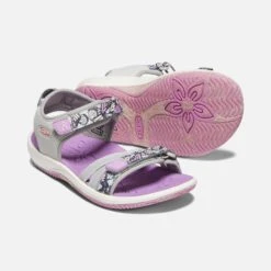 Keen Little Kids' Verano Sandal - Vapor/African Violet -Optimal Shoe Store 1024823 PPS PDP 1