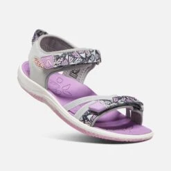 Keen Big Kids' Verano Sandal - Vapor/African Violet -Optimal Shoe Store 1024829 3Q PDP 1