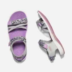 Keen Big Kids' Verano Sandal - Vapor/African Violet -Optimal Shoe Store 1024829 PLD PDP 1