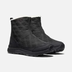 Keen Women's Terradora II Wintry Pull On WP Boot - Black/Black - Regular (B) -Optimal Shoe Store 1025531 PLA PDP 1