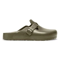 Birkenstock Women's Boston EVA Clog - Khaki - Medium/Narrow (B) -Optimal Shoe Store 1026215 side
