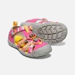 Big Kids' Seacamp II CNX Sandal - Multi/Keen Yellow -Optimal Shoe Store 1026320 PPS PDP 2499796a 5df1 425f 9ef3 94c26c153053