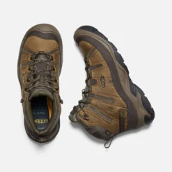 Keen Men's Circadia Mid WP Hiking Boot - Bison/Brindle - Regular (D) -Optimal Shoe Store 1026841 PLD PDP 6e588cba 6c06 4b2b 924c 0411b8cc3946