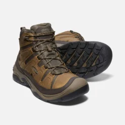 Keen Men's Circadia Mid WP Hiking Boot - Bison/Brindle - Regular (D) -Optimal Shoe Store 1026841 PPS PDP 645c8f5f f50b 4770 a62f 4e6d097a8877