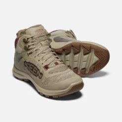 Keen Women's Terradora Flex Mid WP Hiking Boot - Plaza Taupe/Windsor Wine - Regular (B) 8 Keen Women's Terradora Flex Mid WP Hiking Boot - Plaza Taupe/Windsor Wine - Regular (B) -Optimal Shoe Store 1026878 PPS PDP