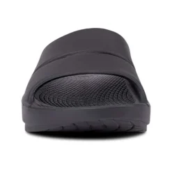 OOfos Unisex OOahh Slide - Black-Regular (D) 6 OOfos Unisex OOahh Slide - Black-Regular (D) -Optimal Shoe Store 1100BLK shot3 932x680 00bd8db1 1e6b 4cb5 9af6 228b8734257b