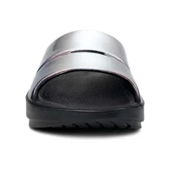 OOfos Women's OOahh Luxe Slide- Calypso -Optimal Shoe Store 1101CALYPSO shot3 1 932x680 ce16440b 5d1d 4a1c 9d15 309069d1330d
