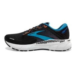 BROOKS Men's Adrenaline GTS 22 Running Shoe - Black/Blue/Orange- Regular (D) -Optimal Shoe Store 110366 034 m adrenaline gts 22 mens cushion running shoe