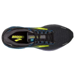 BROOKS Men's Adrenaline GTS 22 Running Shoe- Black/Blue/Nightlife- Regular (D) -Optimal Shoe Store 110366 069 O Adrenaline GTS 22