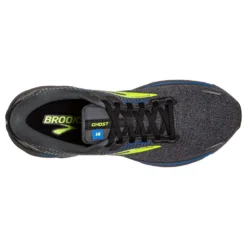 BROOKS Men's Ghost 14 Running Shoe- Black/Blue/Nightlife- Regular (D) -Optimal Shoe Store 110369 069 O Ghost 14