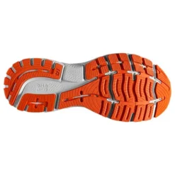 BROOKS Men's Ghost 14 Running Shoe - Titan/Teal/Flame — Regular (D) -Optimal Shoe Store 110369 488 S Ghost 14