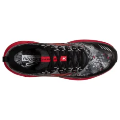 BROOKS Men's Cascadia 16 Trail Running Shoe - Black/Grey/Red - Regular (D) -Optimal Shoe Store 110376 008 O Cascadia 16