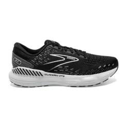 BROOKS Men's Glycerin GTS 20 Running Shoe- Black/White/Alloy- Regular (D)