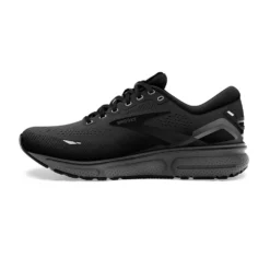 BROOKS Men's Ghost 15 Running Shoe - Black/Black/Ebony- Wide (2E) -Optimal Shoe Store 110393 020 M Ghost 15