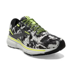 BROOKS Men's Ghost 15 Camo Running Shoe - Black/Ebony/Nightlife - Regular (D) -Optimal Shoe Store 110393 029 A Ghost 15