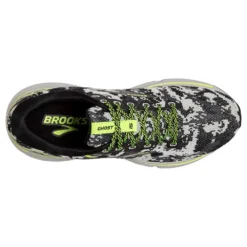 BROOKS Men's Ghost 15 Camo Running Shoe - Black/Ebony/Nightlife - Regular (D) -Optimal Shoe Store 110393 029 O Ghost 15