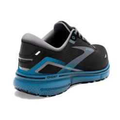 BROOKS Men's Ghost 15 Running Shoe- Black/Blackened Pearl/Blue- Regular (D) 8 BROOKS Men's Ghost 15 Running Shoe- Black/Blackened Pearl/Blue- Regular (D) -Optimal Shoe Store 110393 056 H Ghost 15