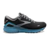 BROOKS Men's Ghost 15 Running Shoe- Black/Blackened Pearl/Blue- Regular (D)