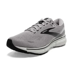 BROOKS Men's Ghost 15 Running Shoe - Alloy/Oyster/Black- Narrow (B) -Optimal Shoe Store 110393 098 Z Ghost 15