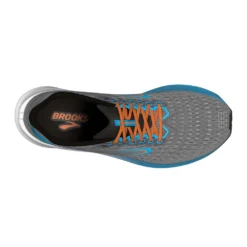 BROOKS Men's Hyperion Running Shoe - Grey/Atomic Blue/Scarlet - Regular (D) -Optimal Shoe Store 110407 020 O Hyperion