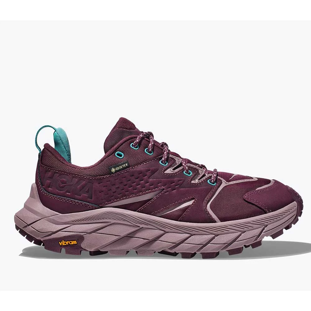 Hoka Women's Anacapa Low GTX Hiking Shoe - Grape Wine/Elderberry- Regular (B) 1 Hoka Women's Anacapa Low GTX Hiking Shoe - Grape Wine/Elderberry- Regular (B)