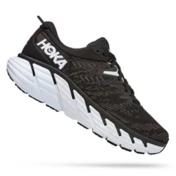 Hoka Men's Gaviota 4 Running Shoe - Black/White - Regular (D)