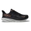 Hoka Women's Clifton 9 Running Shoe - Black/Rose Gold - Regular (B)