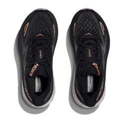 Hoka Women's Clifton 9 Running Shoe - Black/Rose Gold - Regular (B) -Optimal Shoe Store 1127896 BRGL 2 39a68747 43d1 481d aafe 03858c886881